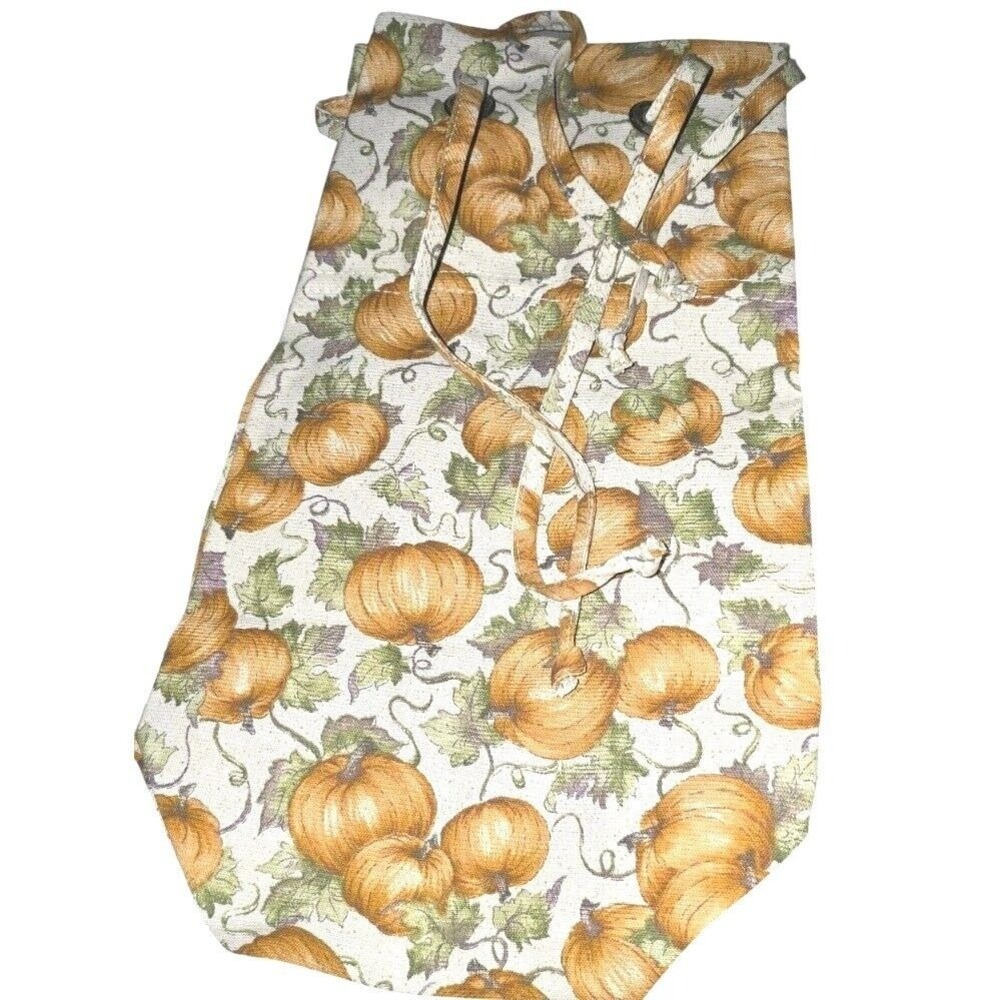 NEW Longaberger‎ Cloth Liner PUMPKIN patch FALL FOLIAGE 2644176 In Bag 8x12